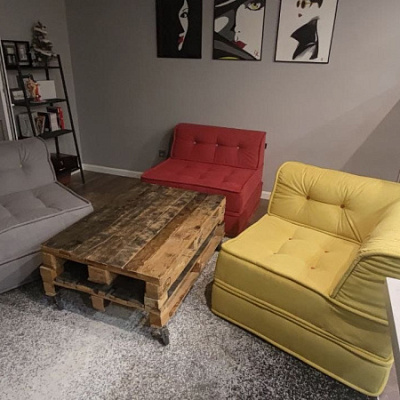 Купить качественную бескаркасную мягкую мебель недорого. Отзыв о качестве материалов с фото. 5 звезд.